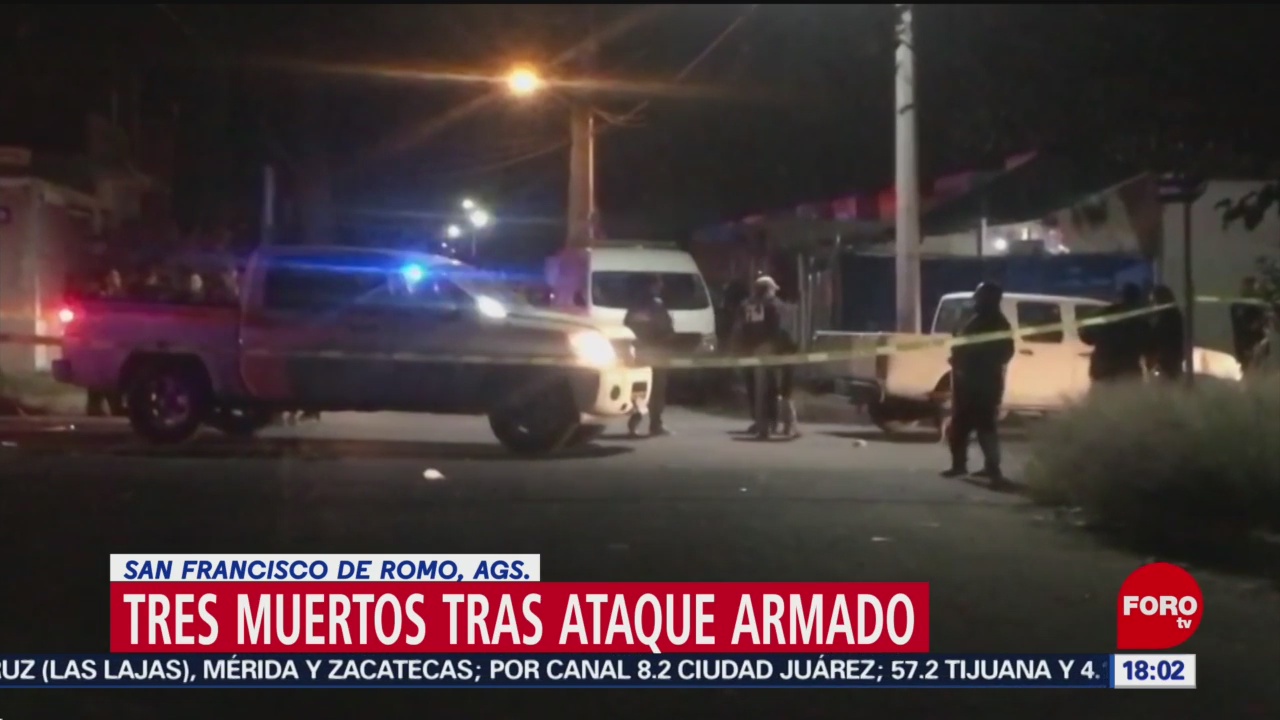 FOTO: Ataque armado Aguascalientes deja 3 muertos herido,