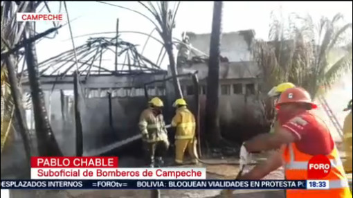 Aumentan incendios durante Día de Muertos en Campeche