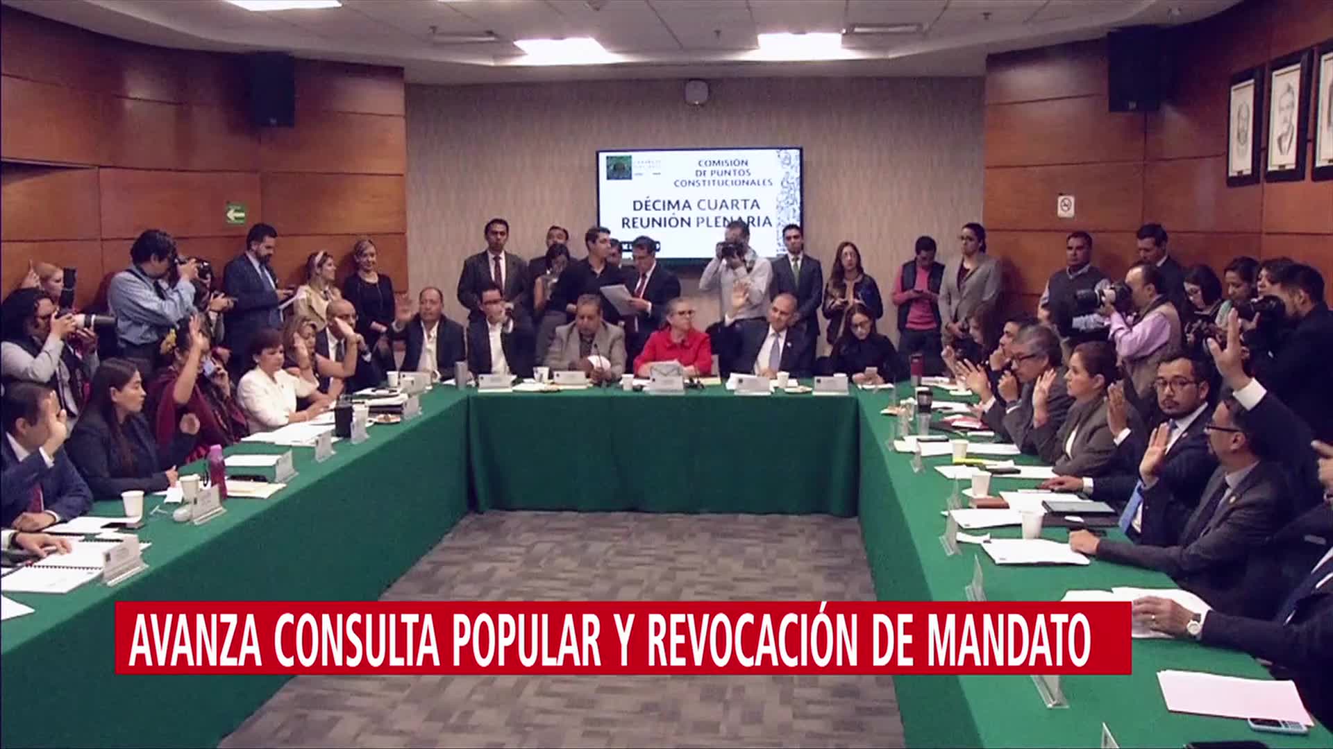 Foto: Revocación Mandato Consulta Popular Cámara Diputados 29 Octubre 2019