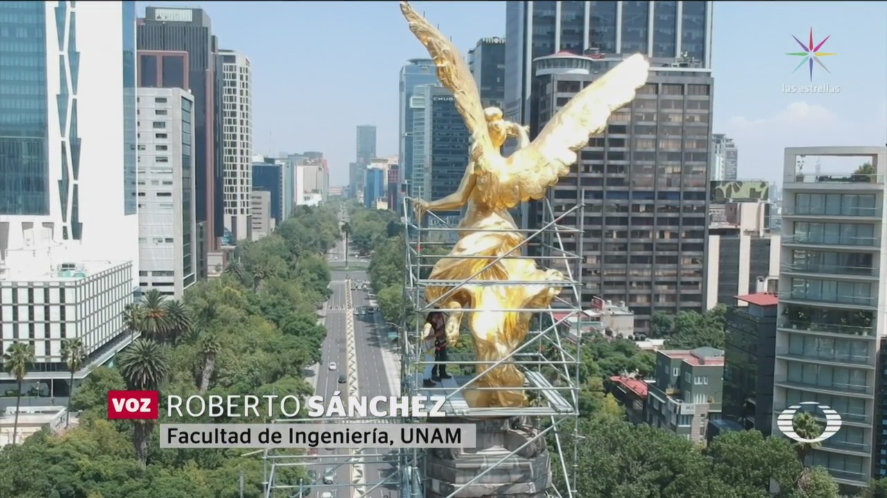 Foto: Restauración Ángel Independencia 11 Octubre 2019