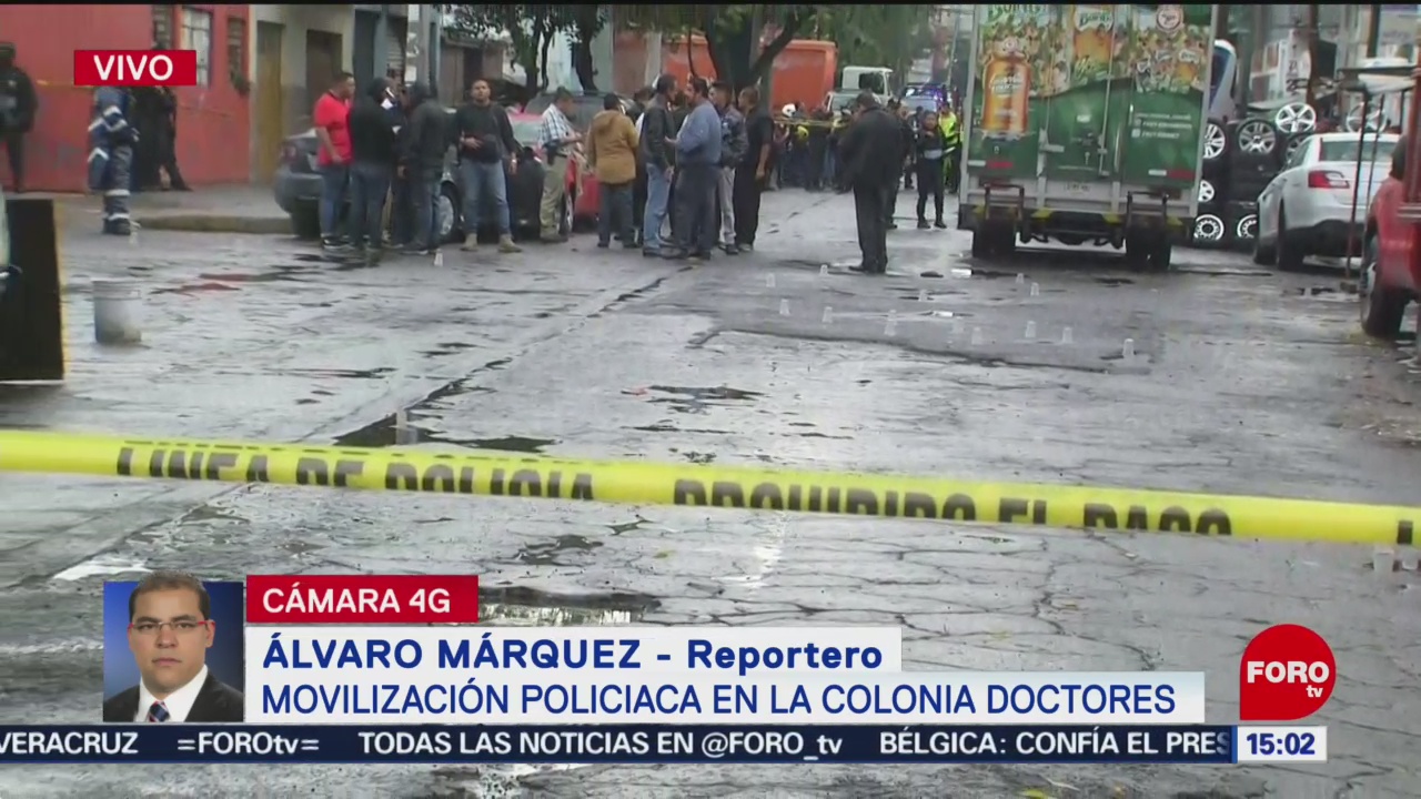 FOTO: Balacera Colonia Doctores Deja Menos Un Muerto,