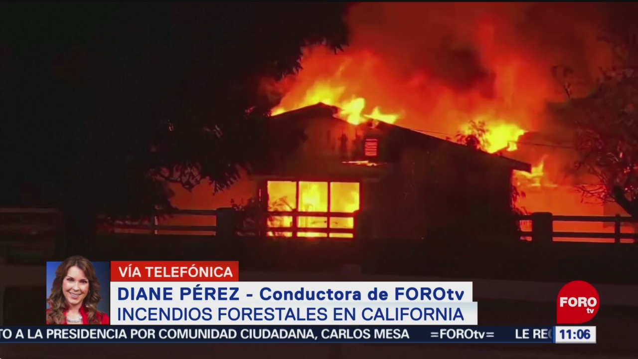 Foto: California Apagones Eléctricos Incendios Forestales 26 Octubre 2019