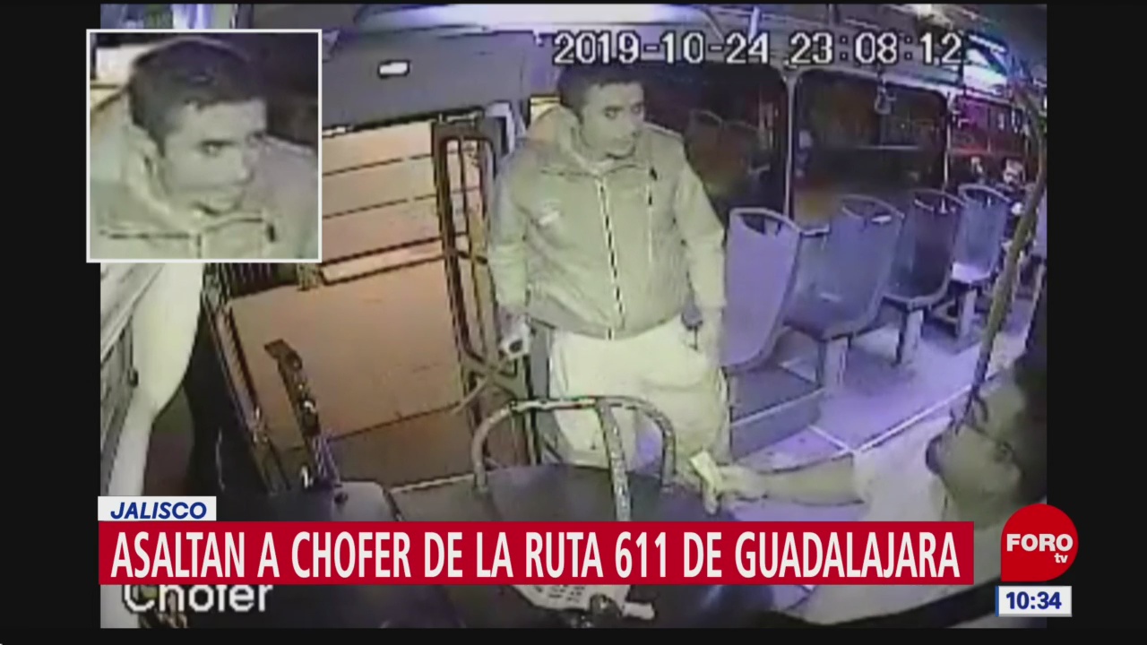 Captan asalto de chofer de transporte público en Guadalajara