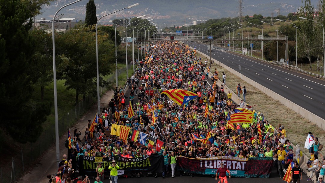 Foto: Cataluña vive jornada de huelga general, con manifestaciones, 18 de octubre de 2019