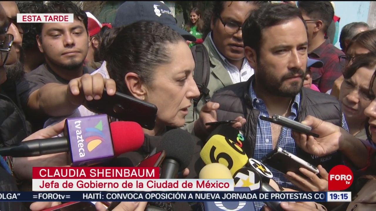 FOTO: Claudia Sheinbaum habló de investigaciones en operativo en Tepito, 26 octubre 2019