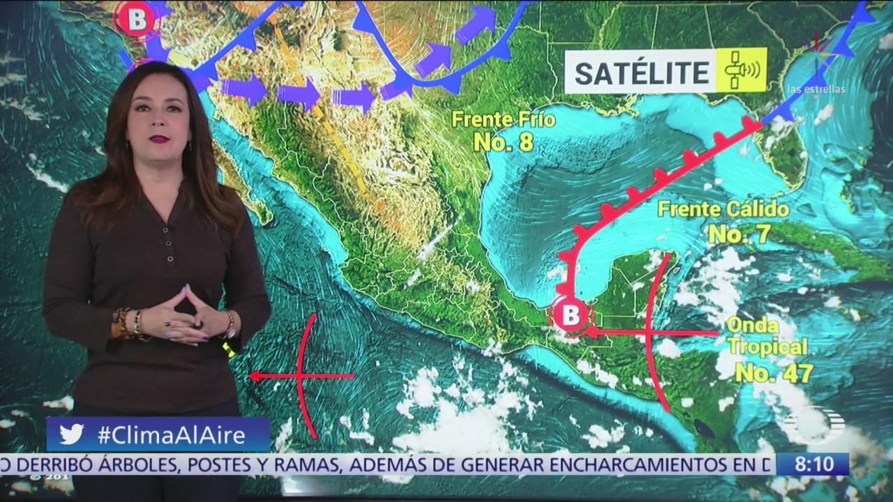 Clima Al Aire: Onda tropical 47 recorrerá Península de Yucatán