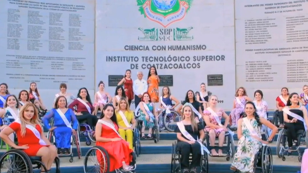 Foto: Mujer chiapaneca gana el certamen ‘Señorita Silla de Ruedas’, 21 de octubre de 2019, México 