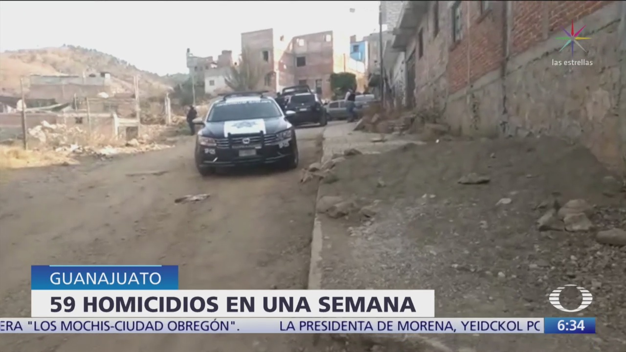Continúa la escalada de violencia en Guanajuato
