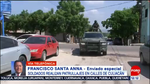 Culiacán está prácticamente blindada con patrullajes de soldados