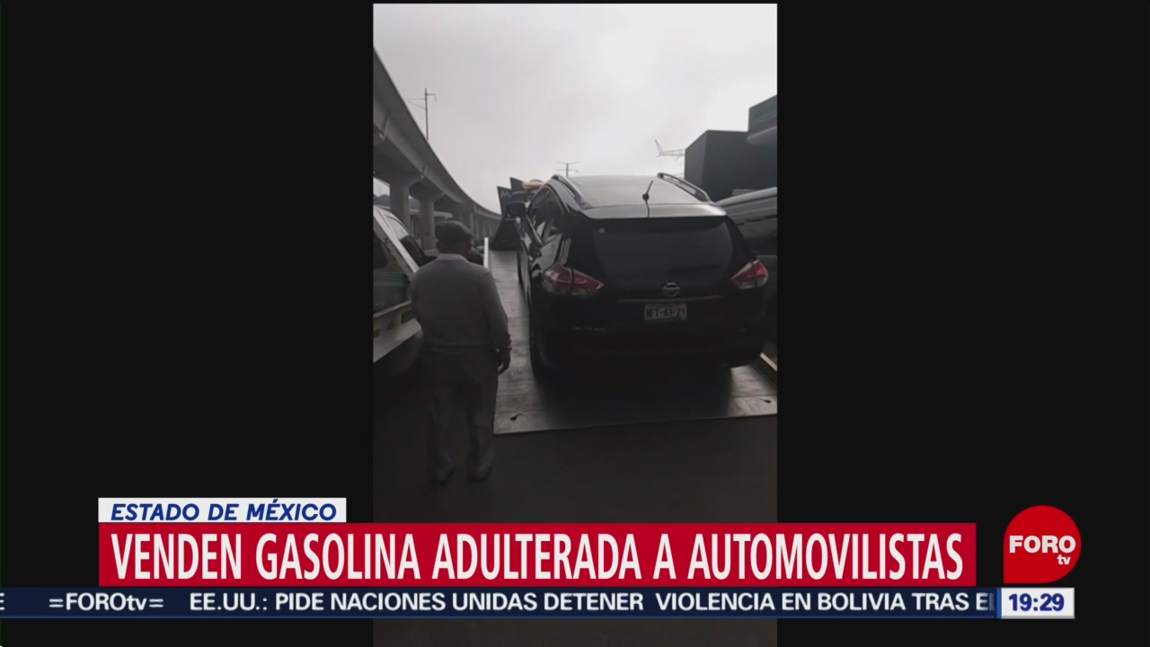Foto: Carros Quedan Varados Supuesta Gasolina Adulterada 22 Octubre 2019