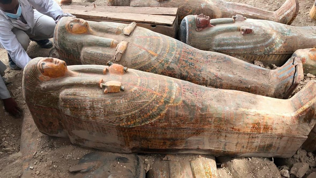Foto Descubren al menos 20 ataúdes antiguos en Luxor, Egipto