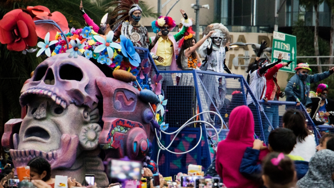 Foto: Desfile del Día de Muertos en la Ciudad de México, 26 octubre 2019