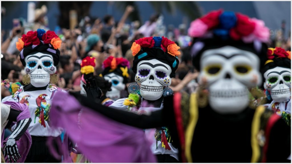 Foto: El colorido y las tradiciones fueron los protagonistas principales del Desfile Internacional del Día de Muertos, 27 de octubre de 2019 (GALO CAÑAS /CUARTOSCURO.COM)