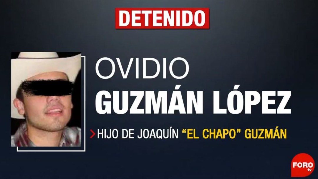 Foto: Ovidio Guzmán López, hijo de Joaquín "El Chapo" Guzmán, el 17 de octubre de 2019 (FOROtv)