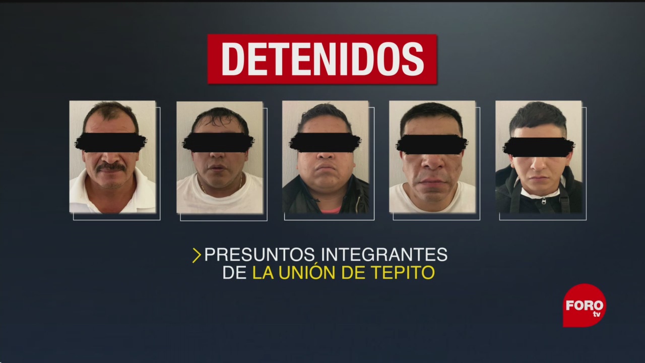 FOTO: Determinan legal detención cinco presuntos integrantes La Unión Tepito