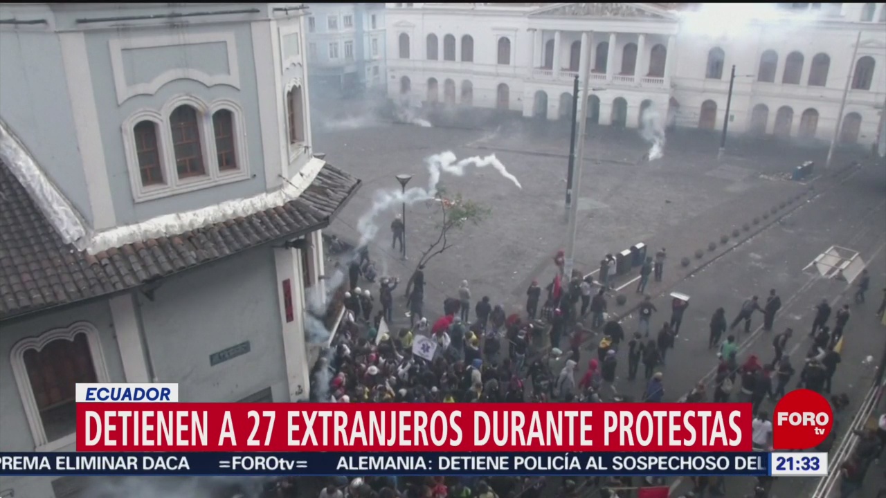 Foto: Detienen 27 Extranjeros Disturbios Ecuador 9 Octubre 2019