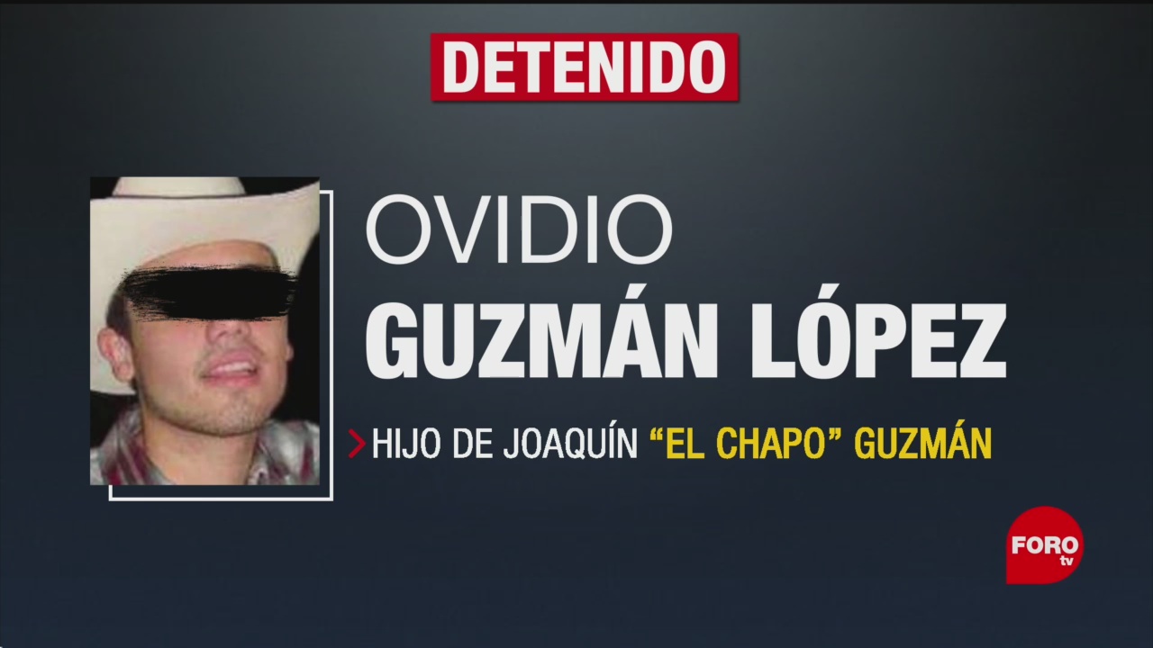 FOTO: Detienen Ovidio Guzmán López hijo El Chapo Guzmán Culiacán