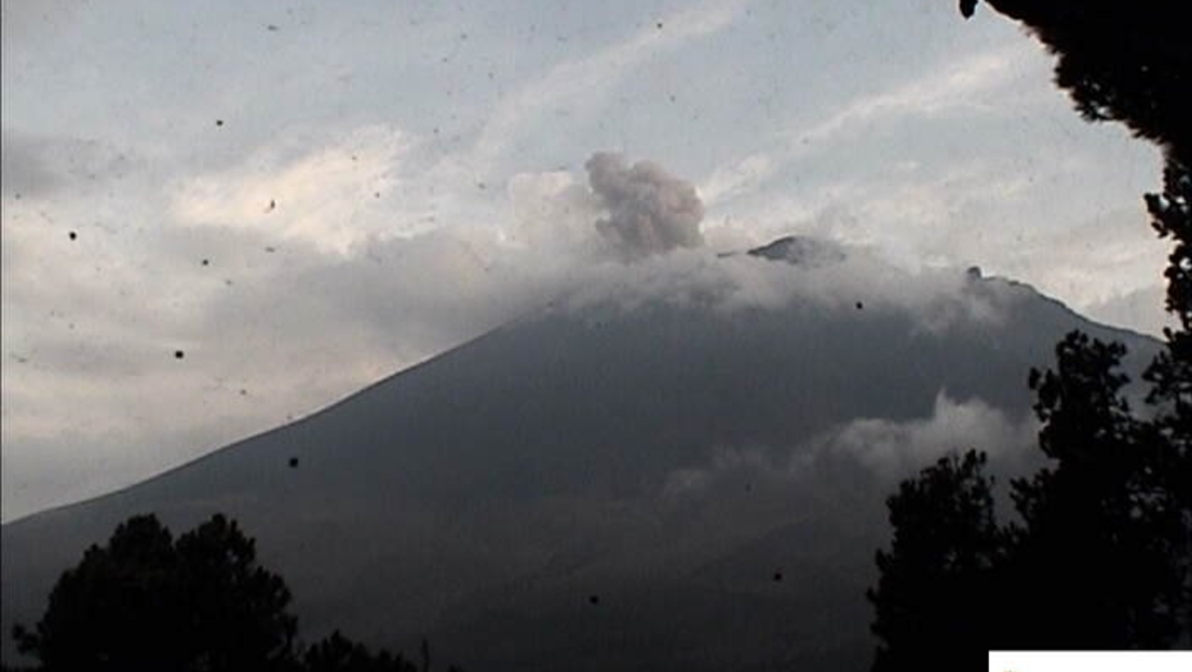 Foto: Se mantiene volcán Popocatépetl en Amarillo Fase 2, 24 de octubre de 2019 (Twitter @Cenapred)