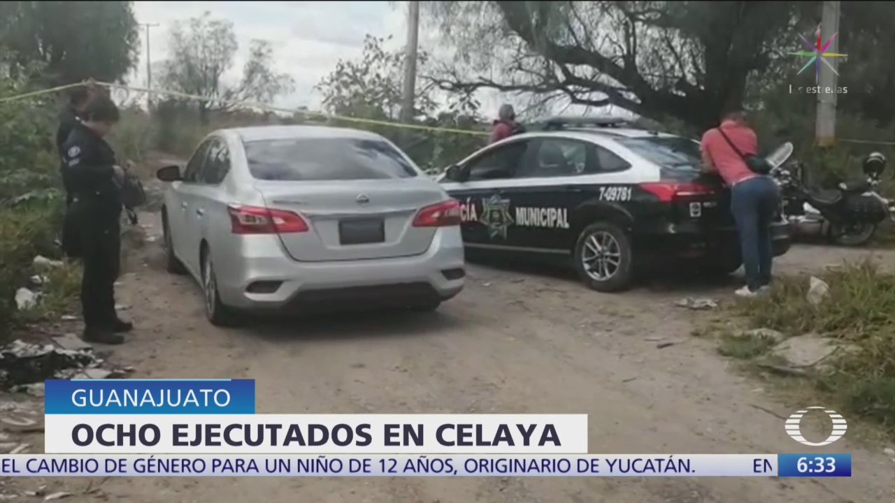 Ejecutan a ocho personas en Celaya, Guanajuato