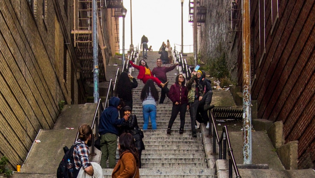 Foto: Escaleras del Guasón se convierten en atractivo turístico en Nueva York