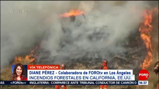 FOTO: Estado de emergencia en California por incendios forestales, 28 octubre 2019