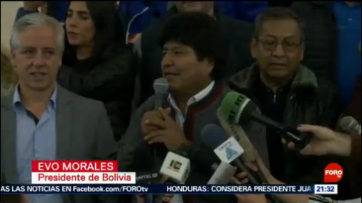 Evo Morales celebra ‘su triunfo’ tras elecciones en Bolivia