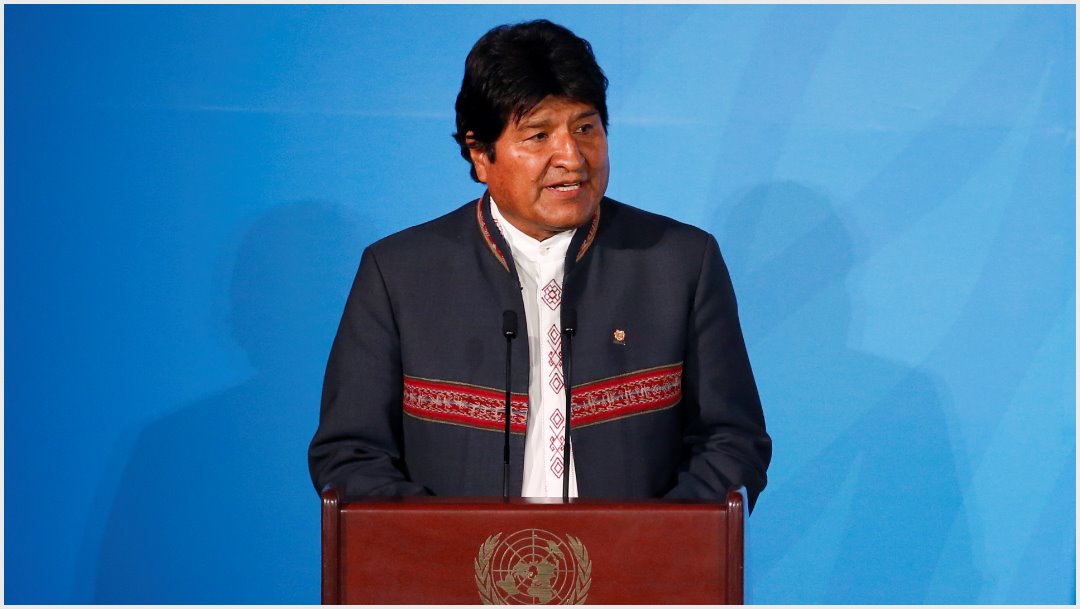 Imagen: Evo Morales realizó fuertes señalamientos contra la oposición, 12 de octubre de 2019 (AP)