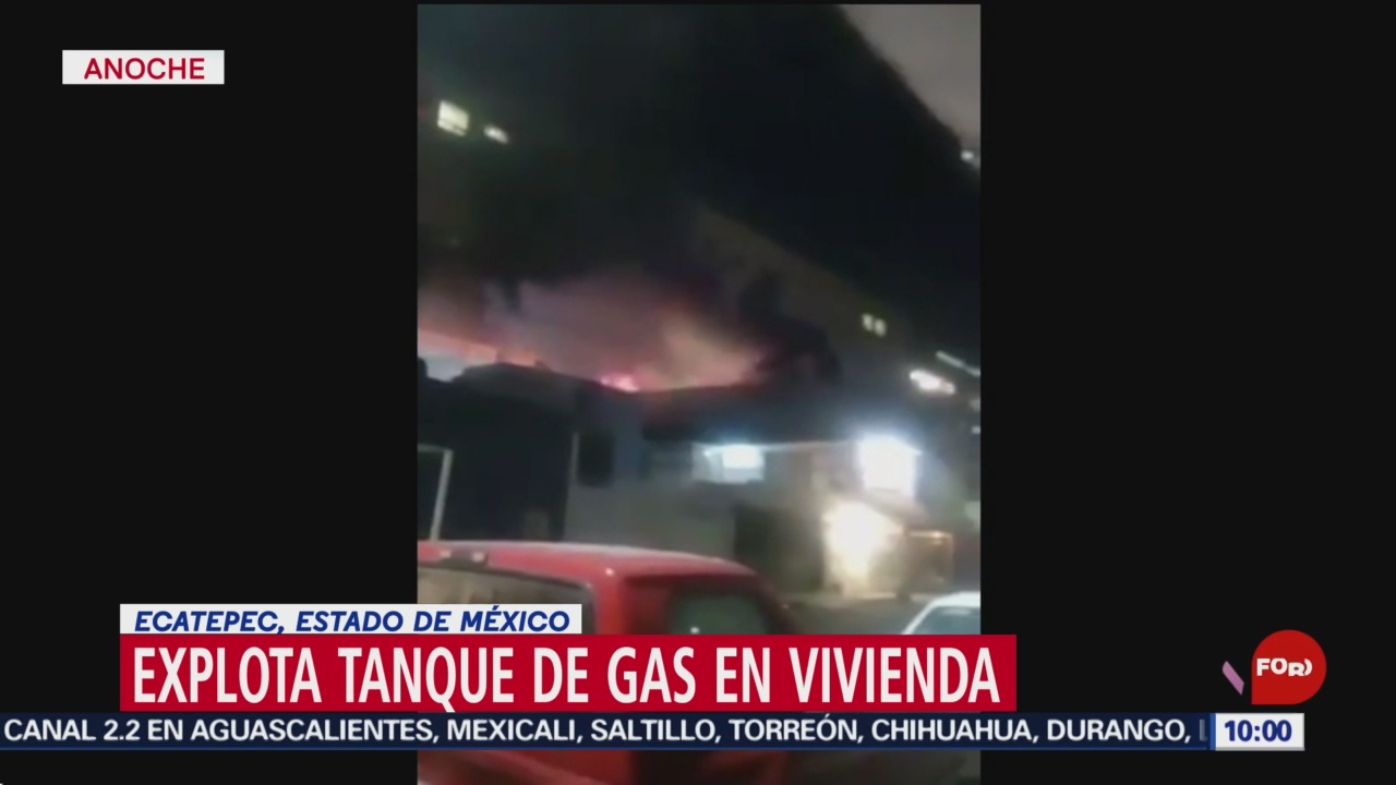 FOTO: Explota tanque de gas LP en una vivienda en Ciudad Azteca, 20 octubre 2019