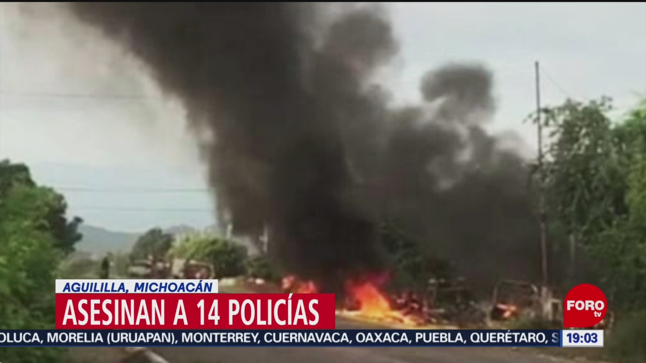 Foto: Video Audios Inéditos Emboscada Michoacán Hoy 14 Octubre 2019