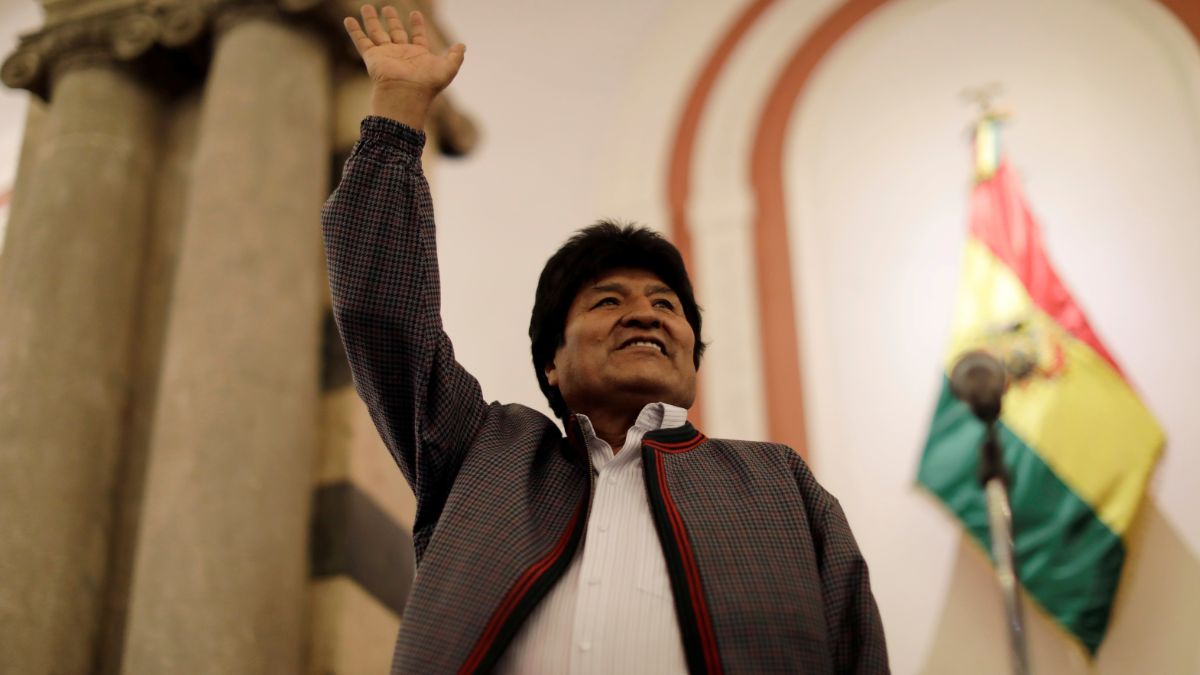 Evo Morales, presidente de Bolivia. Reuters