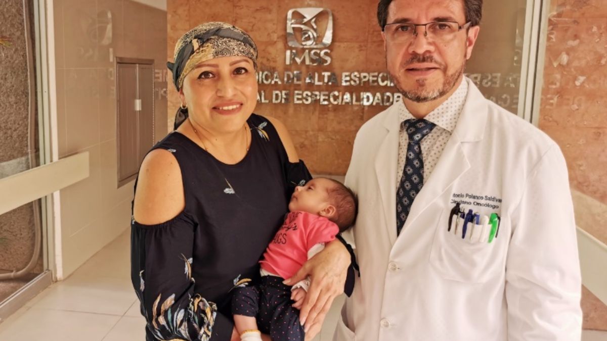 Foto: Carla, la bebé de María Ofelia, nació pesando dos kilos 435 gramos. Twitter/@DiariodeYucat