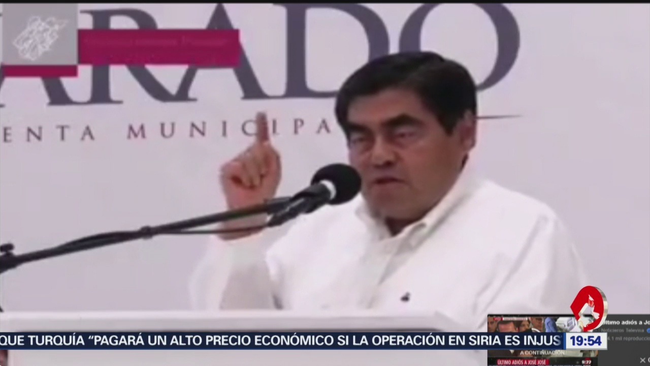 Foto: Gobernador Puebla Asegura Dios Castigó Erika Alonso 9 Octubre 2019