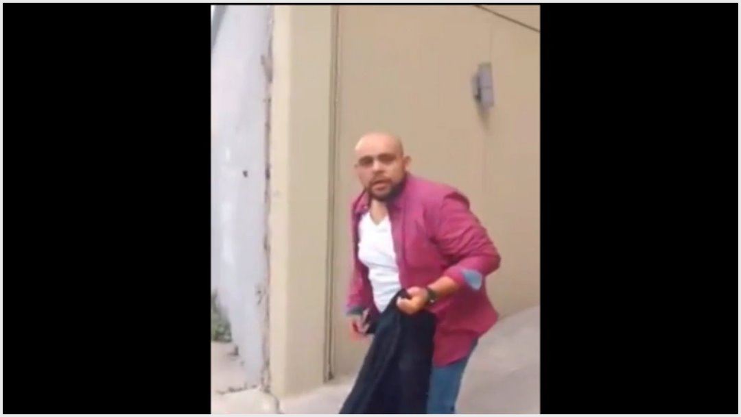 VIDEO: Hombre, en aparente estado de ebriedad, agrede a mujer en CDMX