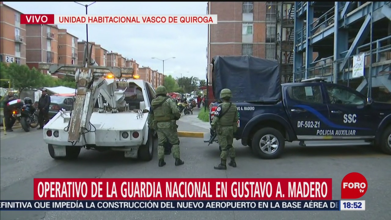 FOTO: Guardia Nacional Realiza Operativo Gustavo A. Madero