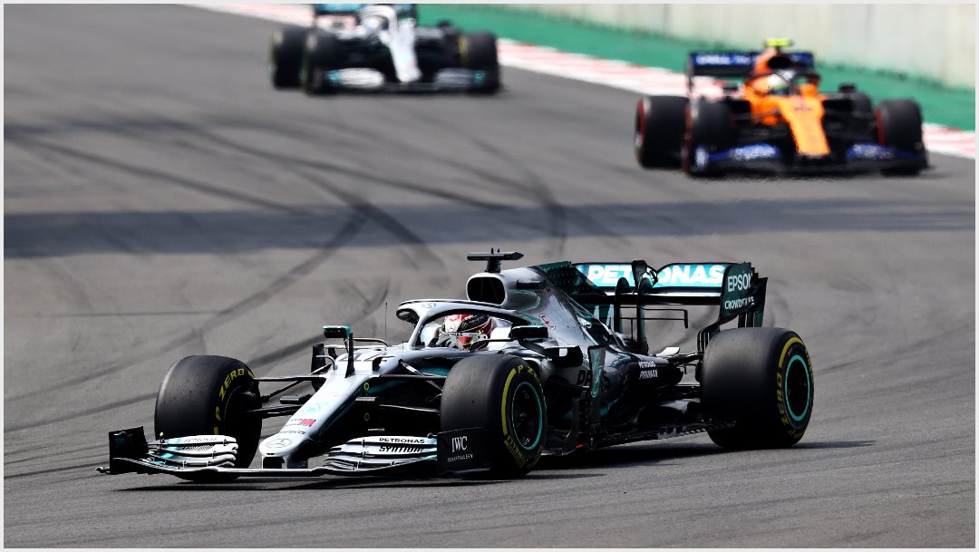 Foto: Lewis Hamilton ganó el Gran Premio de México, 27 de octubre de 2019 (Getty Images)