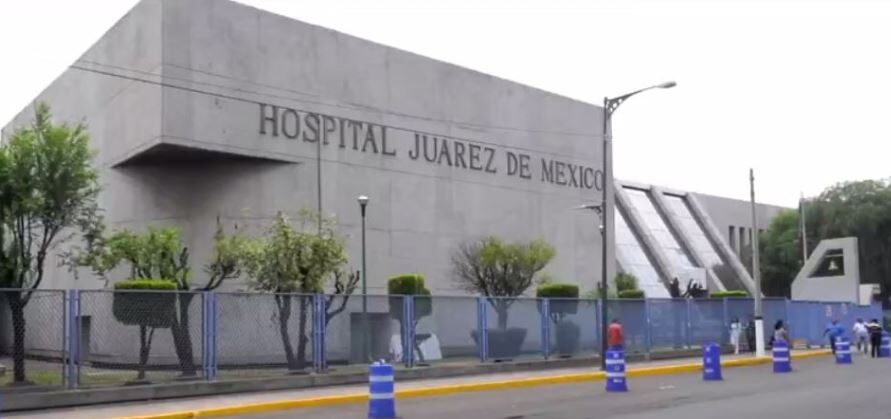 Fotografía de las fachada del hospital Hospital Juárez de México, 23 octubre 2019