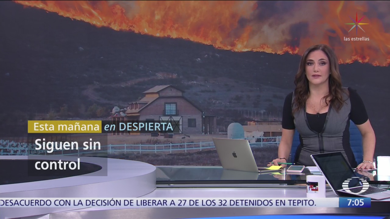 Incendios forestales en Baja California