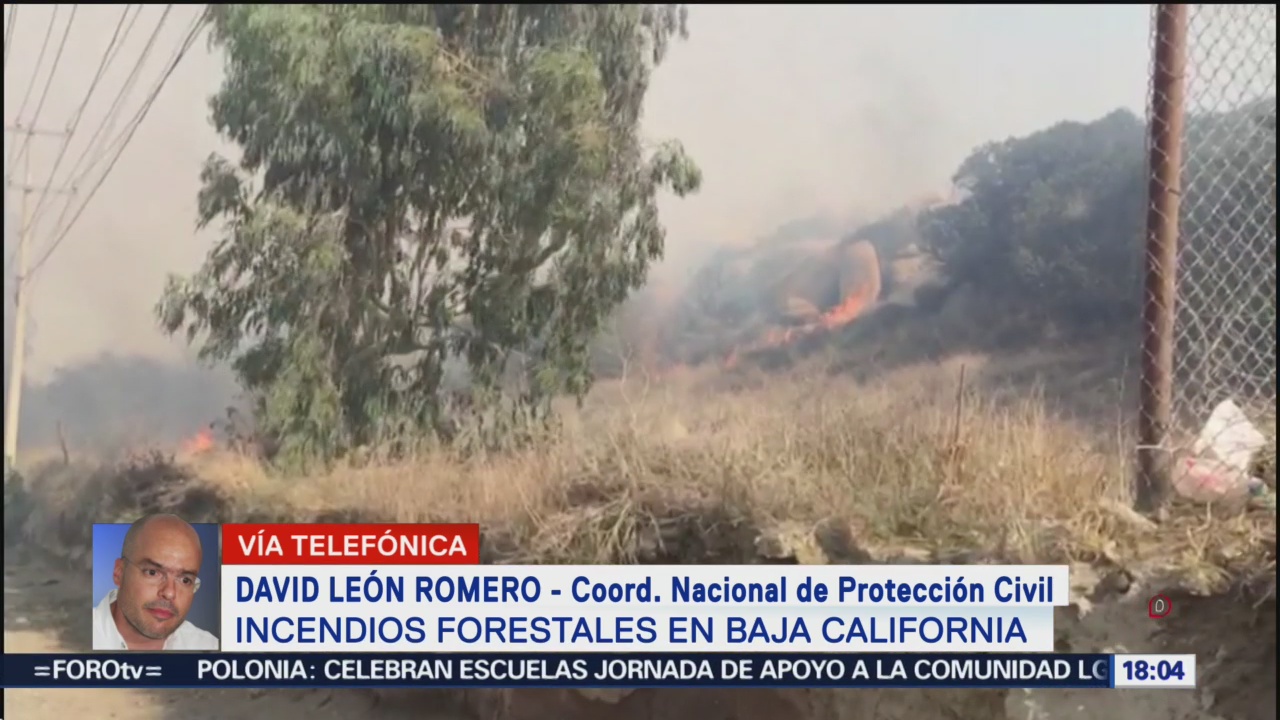 FOTO: Incendios forestales en Baja California dejan tres personas fallecidas, 5 octubre 2019
