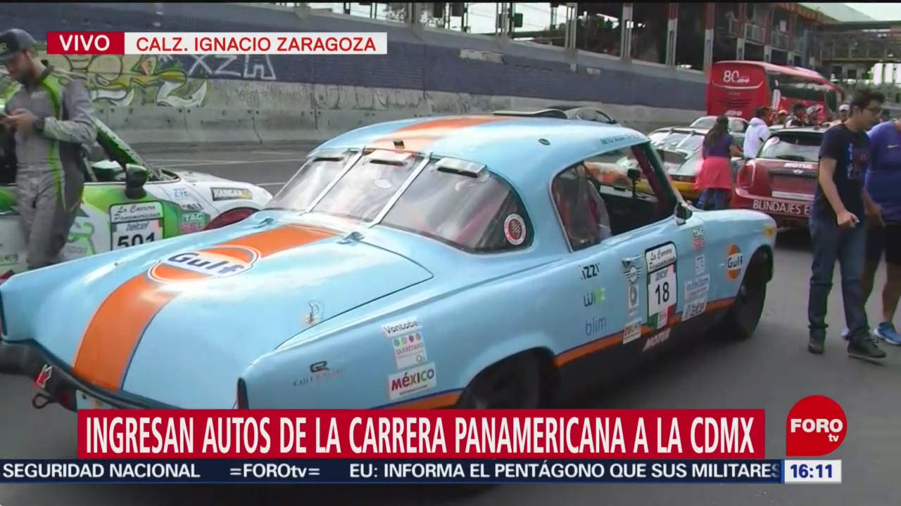 FOTO: Ingresan autos de la Carrera Panamericana a la CDMX, 12 octubre 2019
