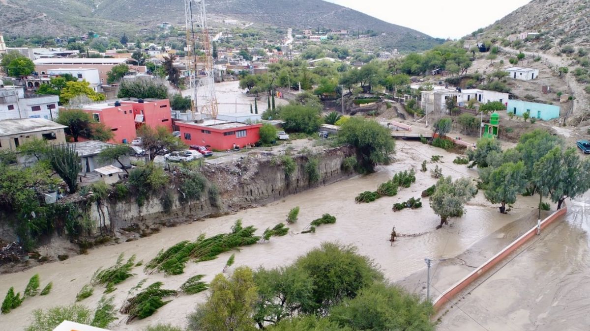 Inundación en Tamaulipas.