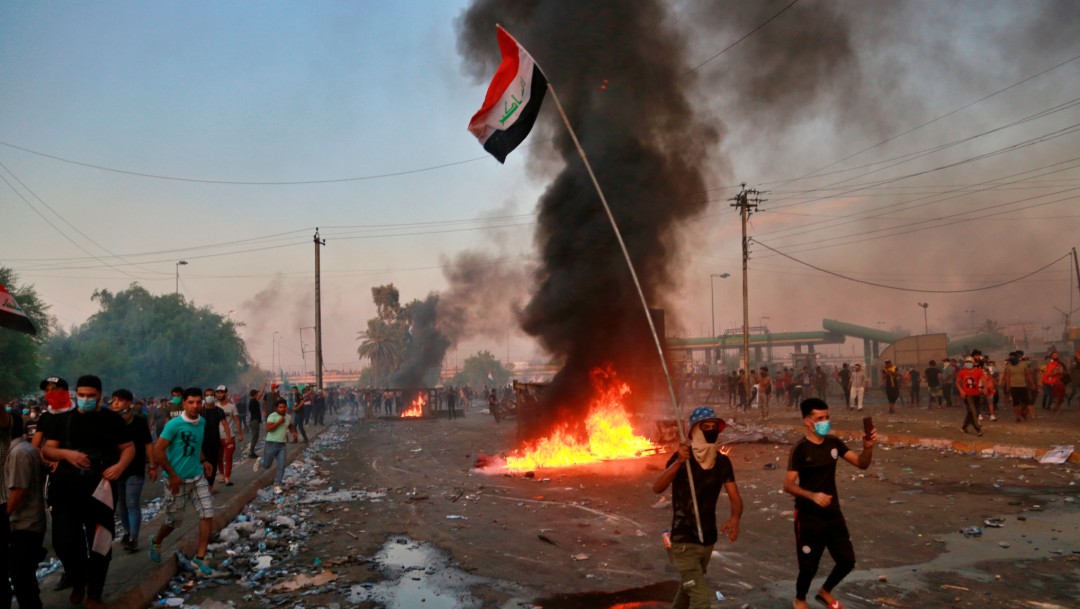 Foto: Protestas en Irak, 3 de octubre de 2019