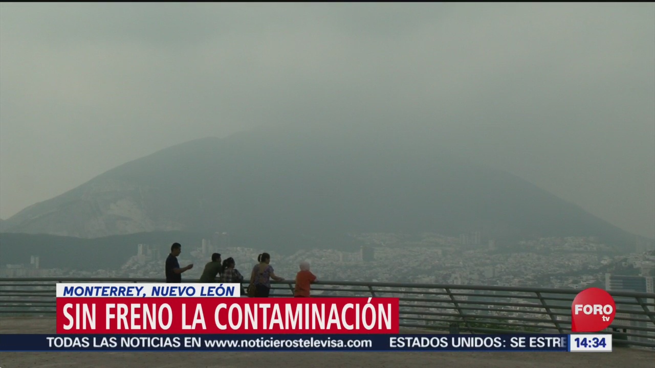 FOTO: contaminación en aumento Monterrey Nuevo León