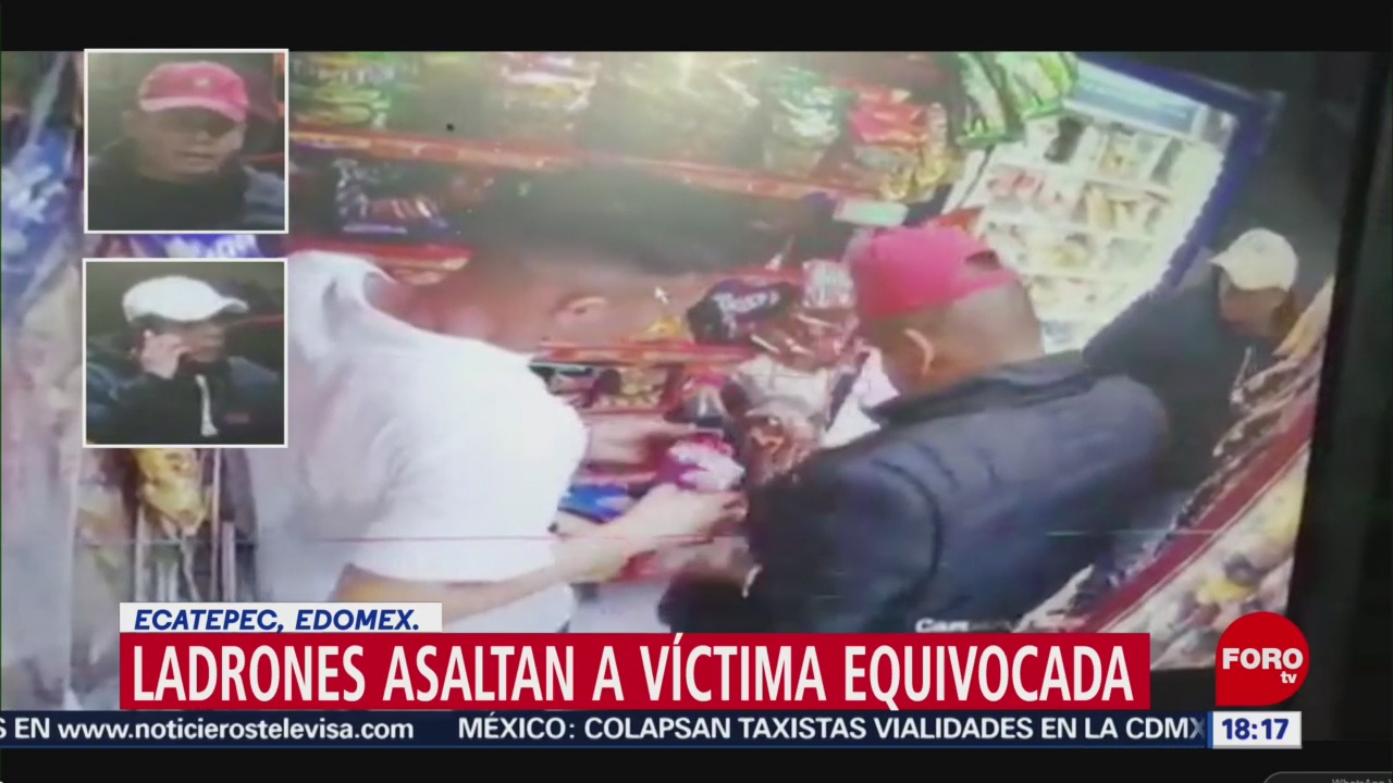 FOTO: Video Ladrones Asaltan Víctima Equivocada Ecatepec,