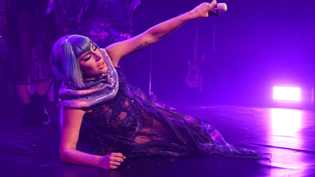 Foto: La cantante Lady Gaga en el escenario durante un concierto en la ciudad de Nueva York, 18 octubre 2019