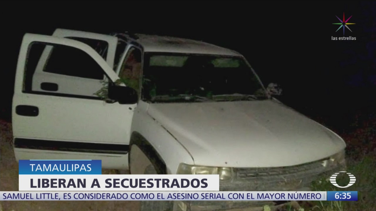 Liberan a 5 personas secuestradas en Tamaulipas