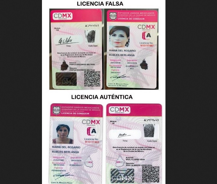 Licencias de Rosario Robles
