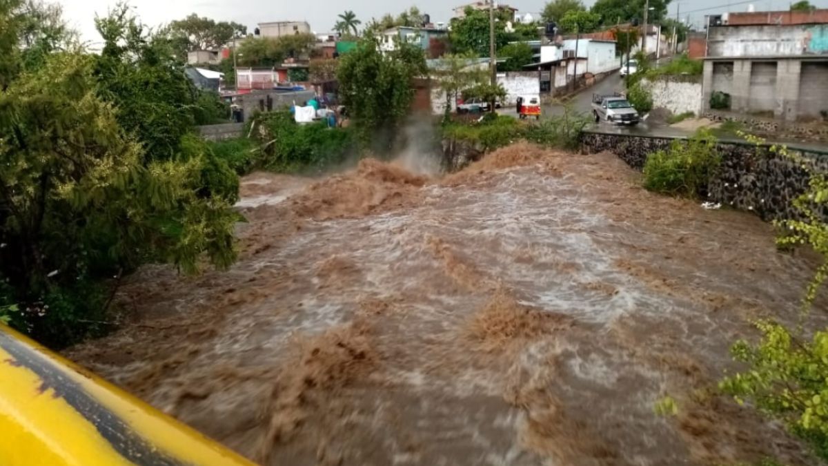 Lluvias en Morelos hoy provocan encharcamientos