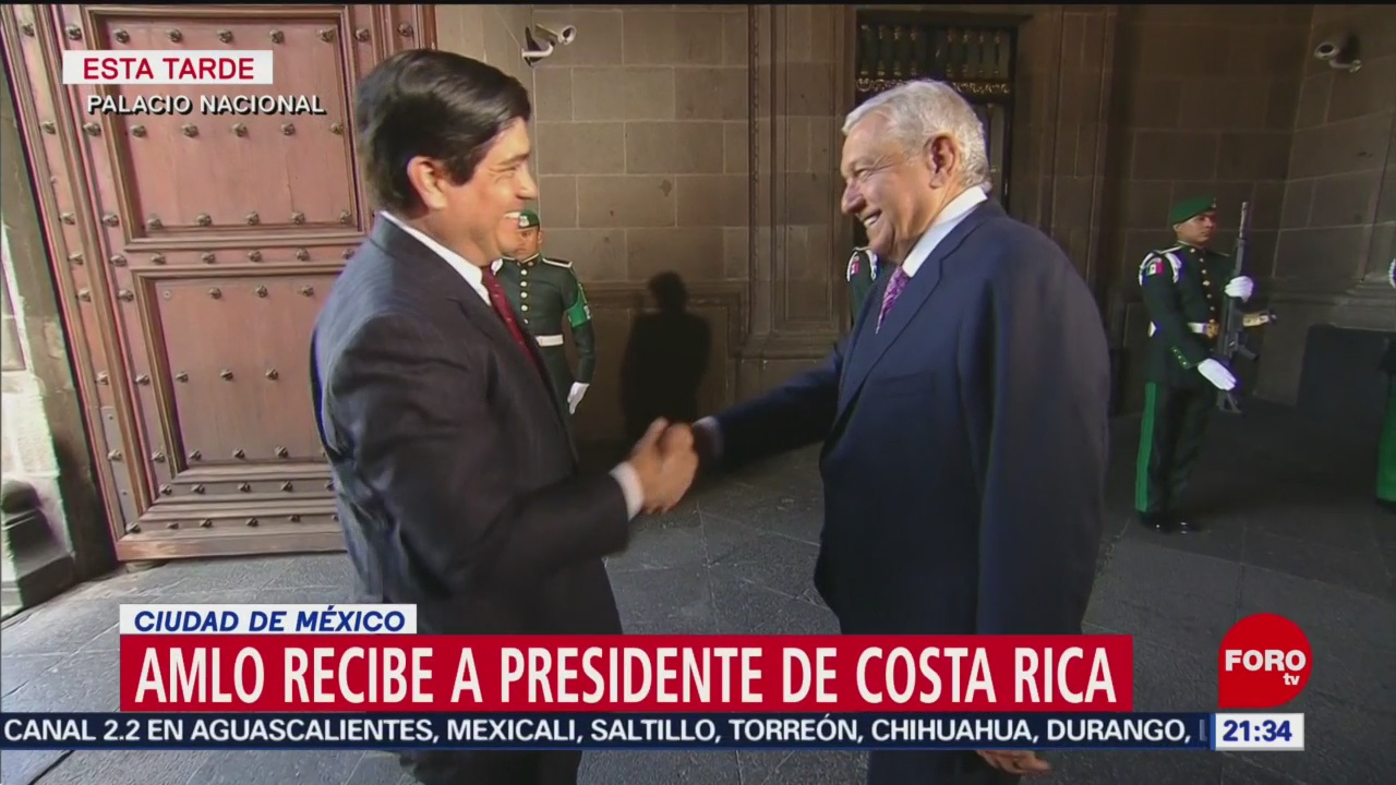Foto: López Obrador Presidente Costa Rica 21 Octubre 2019