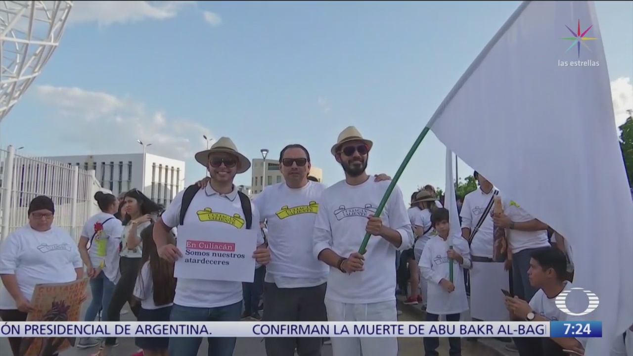 Marcha por la paz en Culiacán
