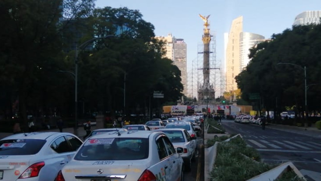 Rutas de las marchas de taxistas en la Ciudad de México este 7 de octubre